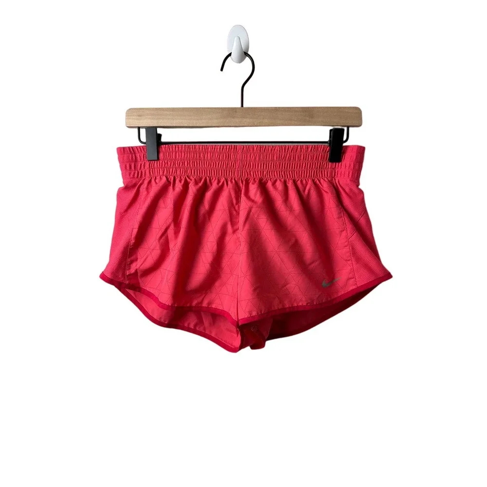 Nike Women's Dri-Fit Pink Running Shorts Medium - Picture 1 of 6